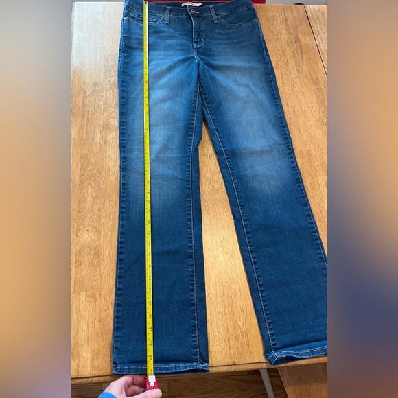 Levi's Women's Straight Leg Jeans in Deep Blue - Picture 3 of 13